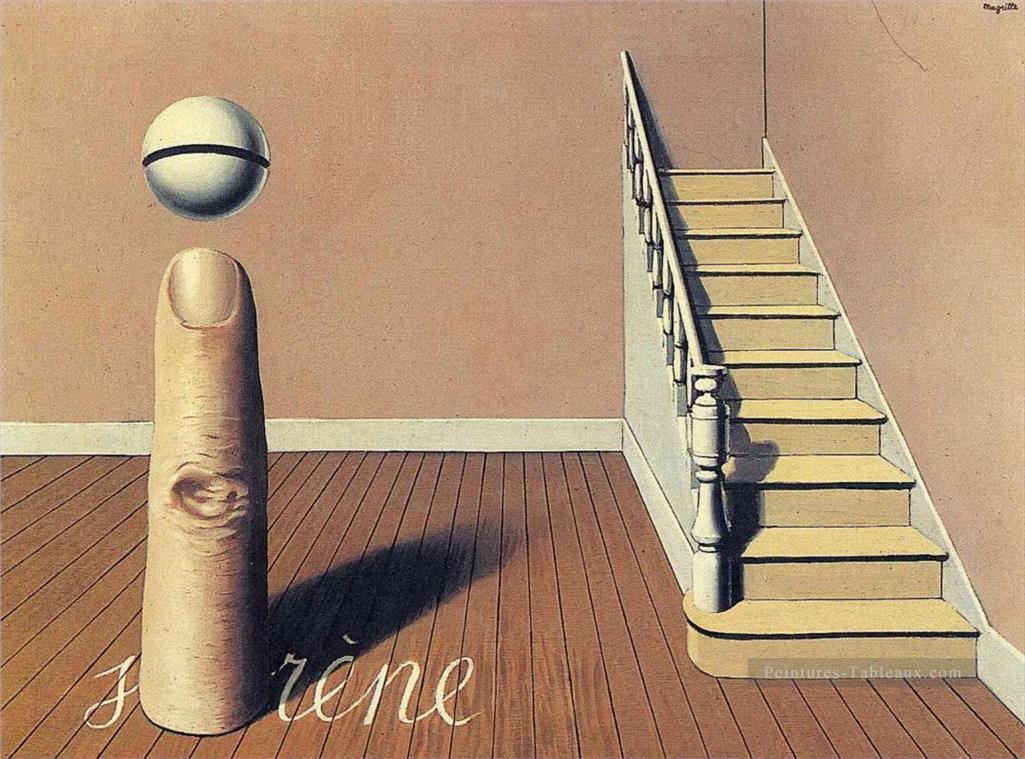 littérature interdite l’utilisation du mot 1936 René Magritte Peintures à l'huile